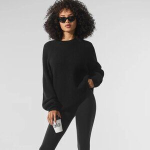 Alo Yoga Domain Rib Knit Crew Sweater